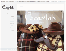 Tablet Screenshot of cacao-lab.it